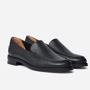Everlane Black Leather Loafers